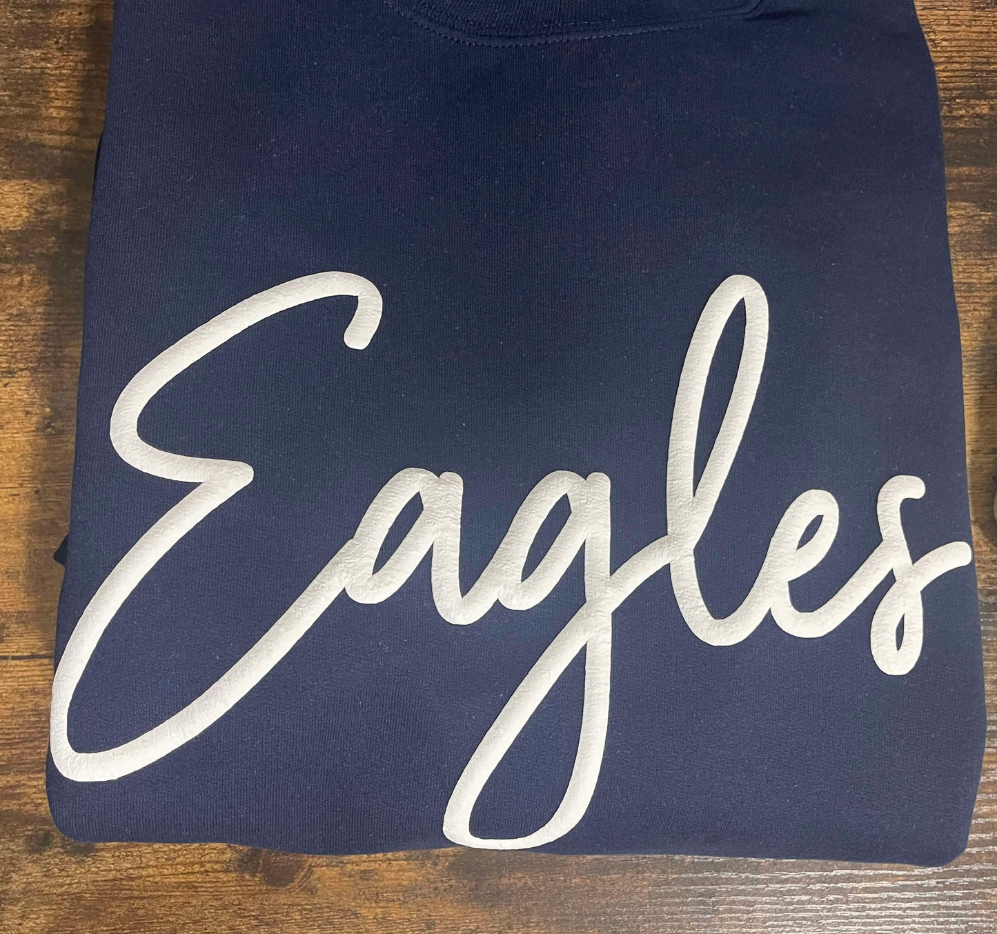 Custom (NOT LAKERS) Puff Letter Crewneck Sweatshirt - YOU Personalize!