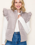Rachel ruffle vest