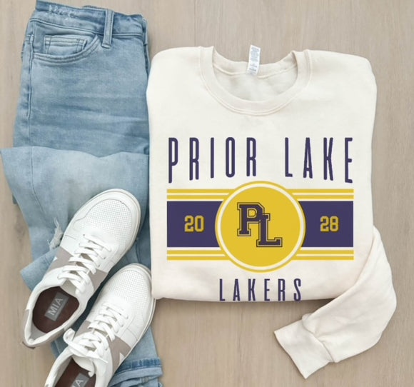 2028 YEAR -Prior Lake Lakers sweatshirt