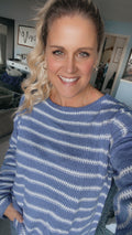 Louie Casual Striped Sweater