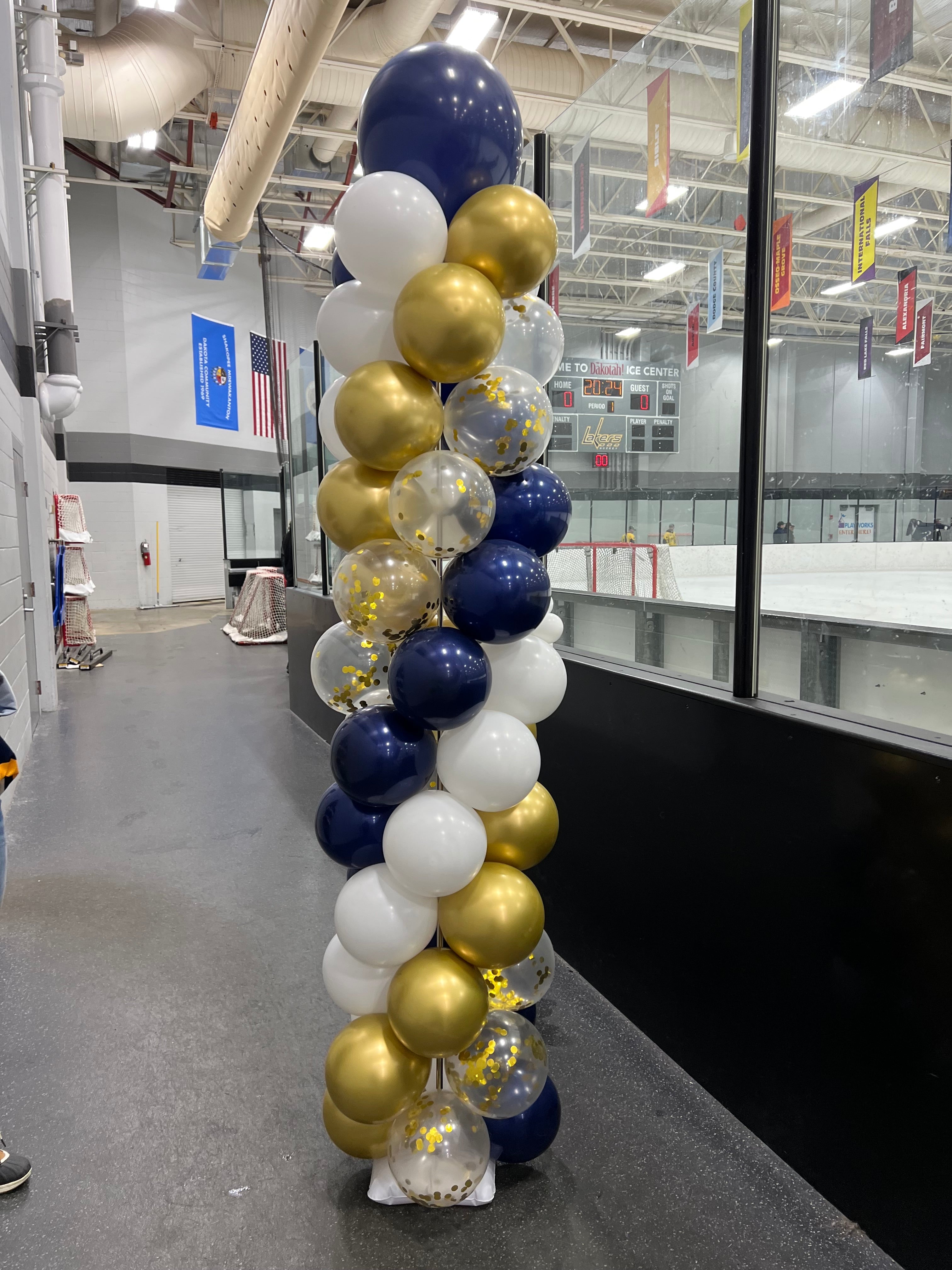 Balloon column- birthday, grad party, bday party end of year celly