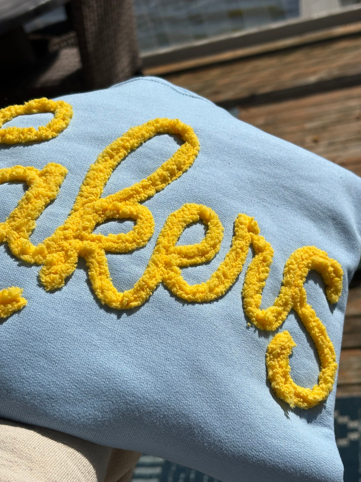 Lakers Yarn Crewneck