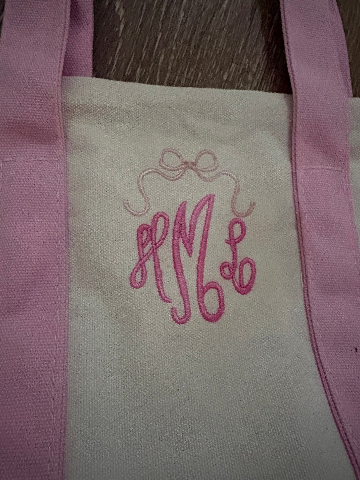 Embroidery Bag with monogram!