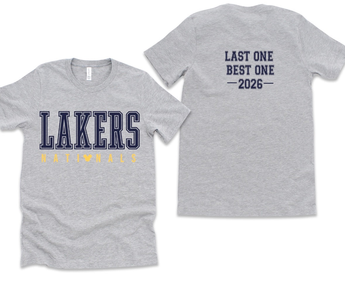 PL CheerNationals 2026 unisex grey  or white tee