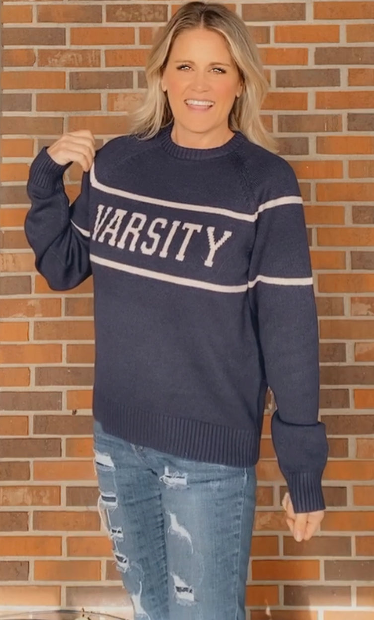 Varsity sweater