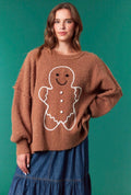 Gingerbread man sweater