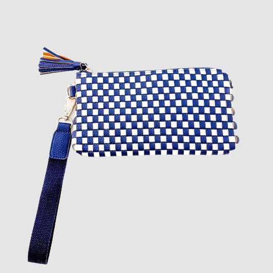 Emma woven clutch