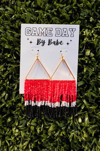 Fan fav beaded Game Day Earrings