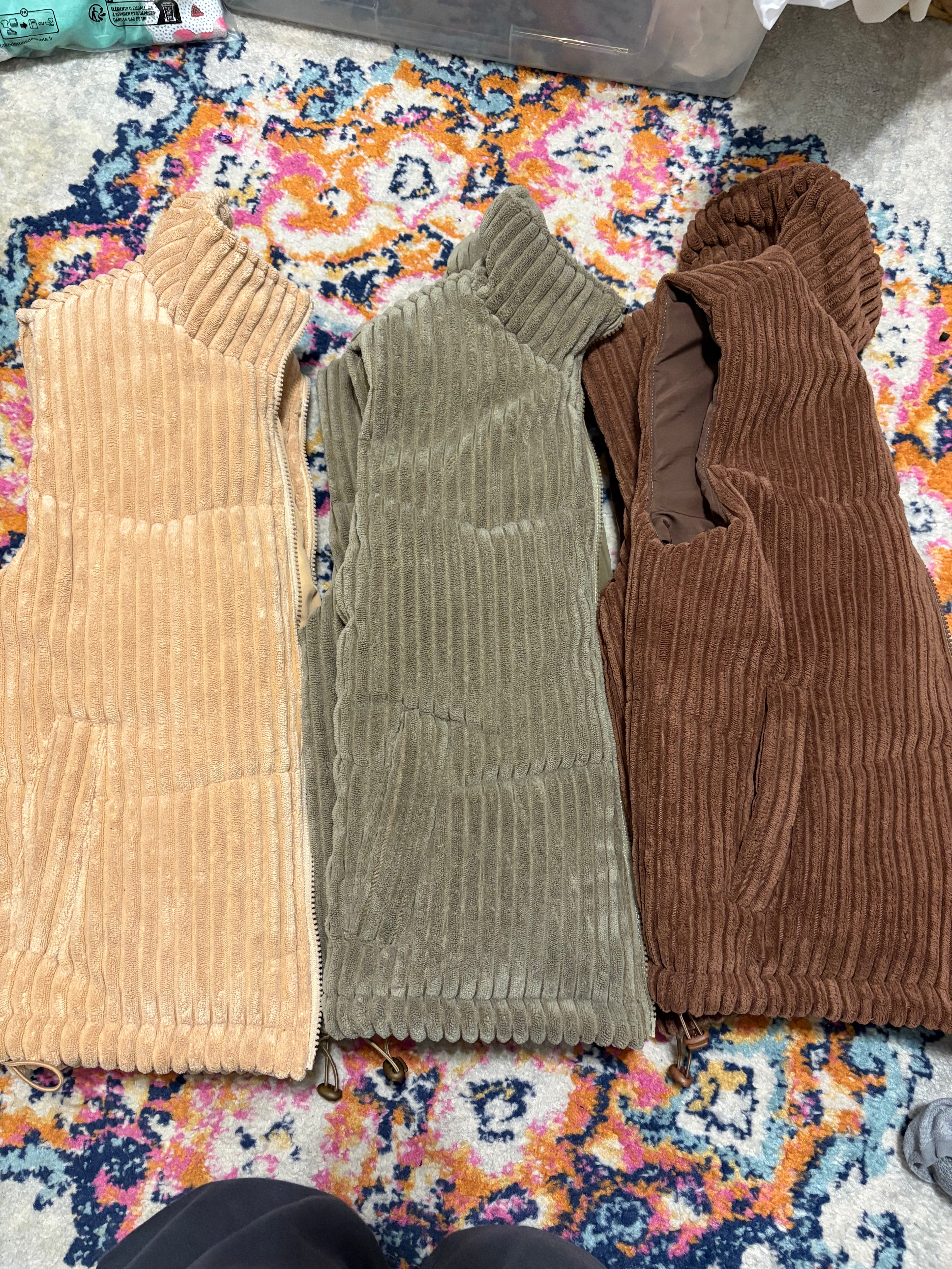 Corduroy vest