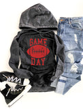 Game day Football - black and red