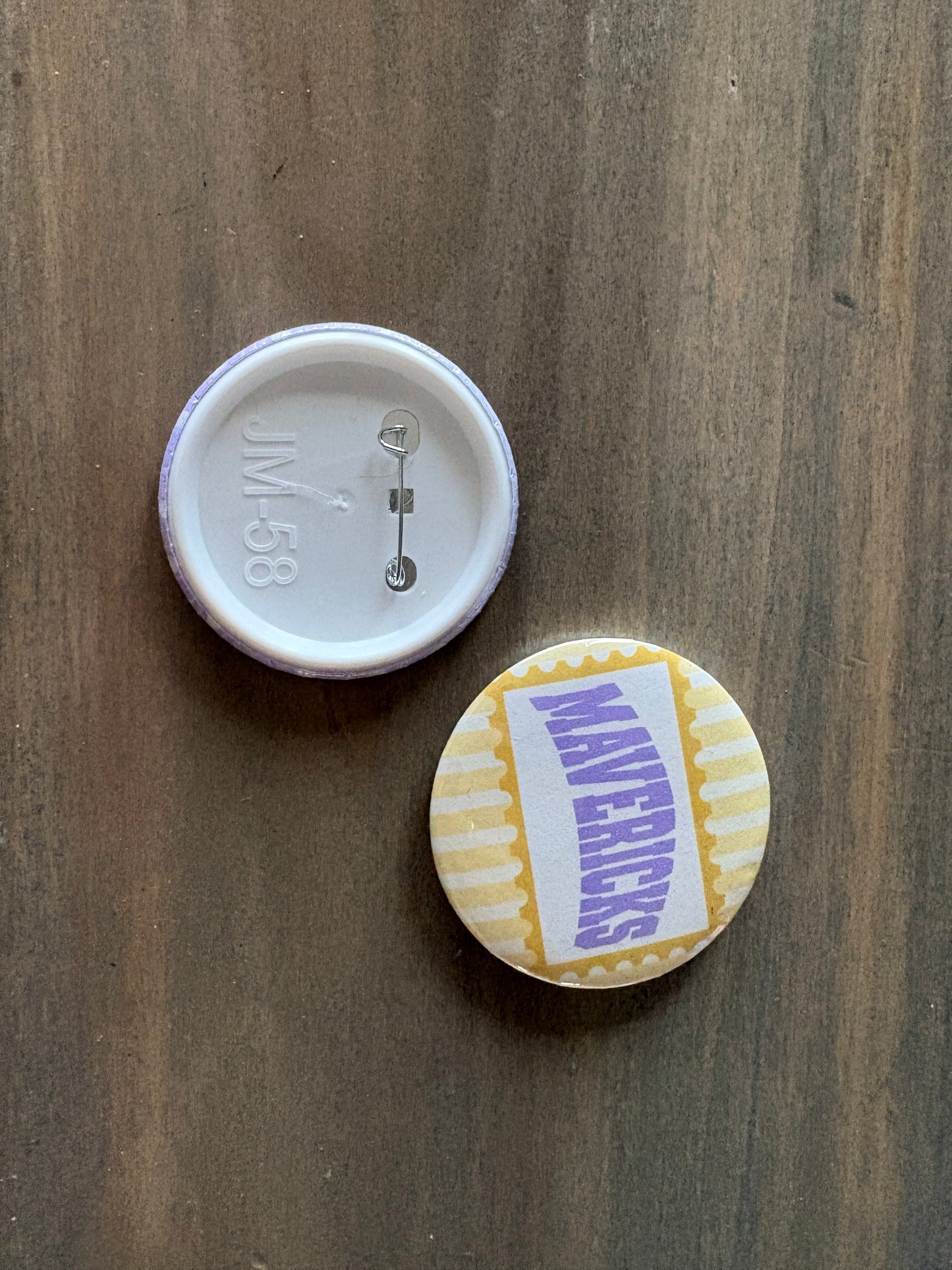 Mavericks game day buttons