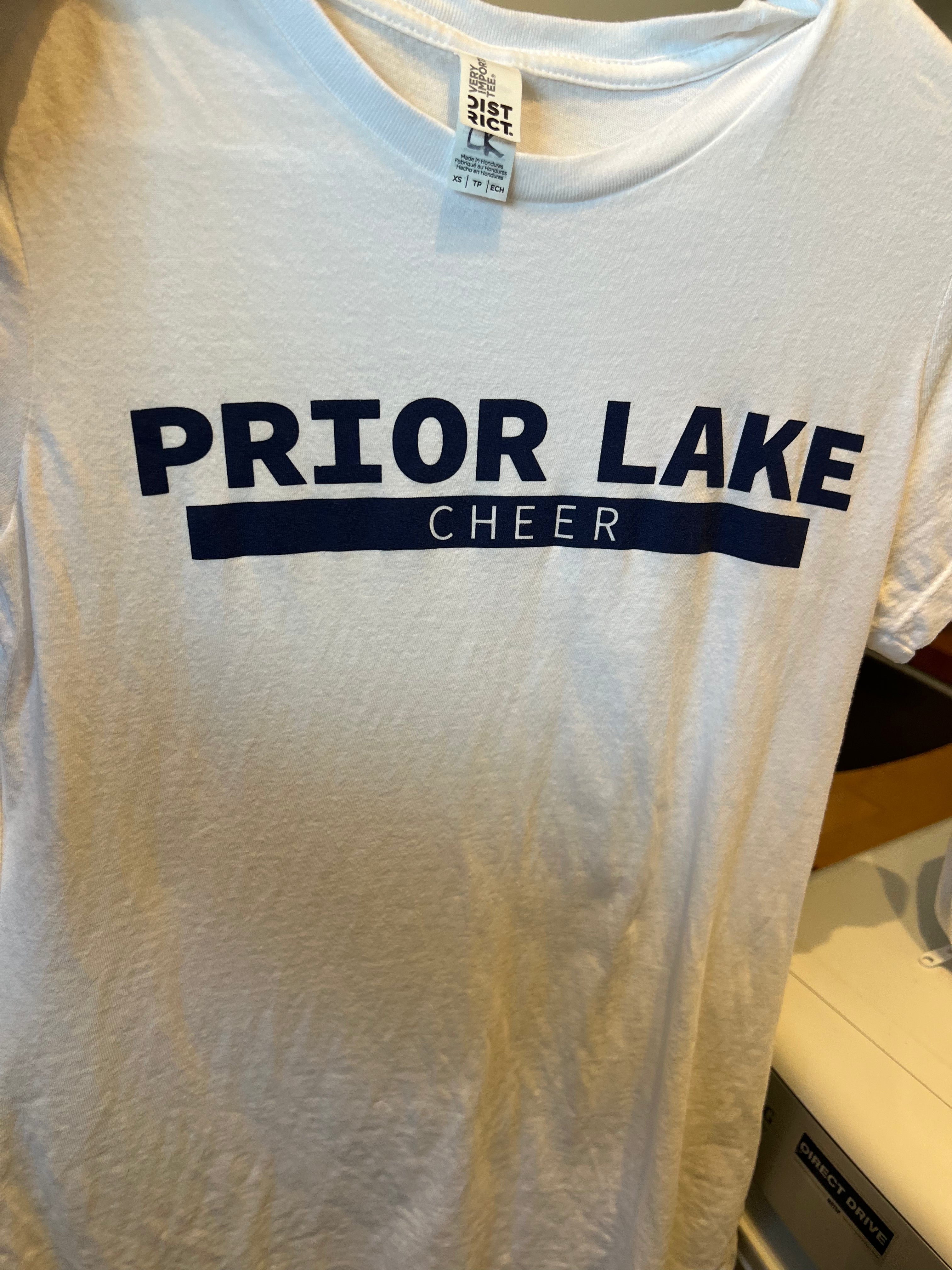 Prior lake cheer practice tee