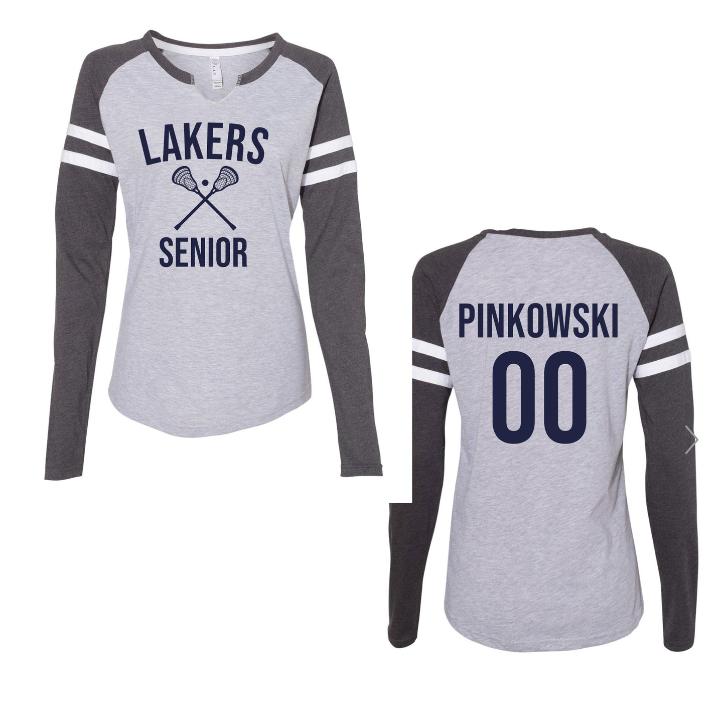 Prior Lake Lacrosse 2026 Senior Mom Jersey long sleeve