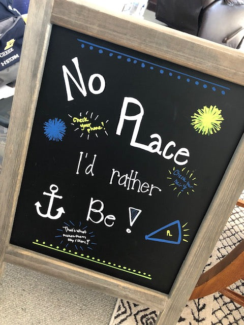 Rent- Chalkboard sign