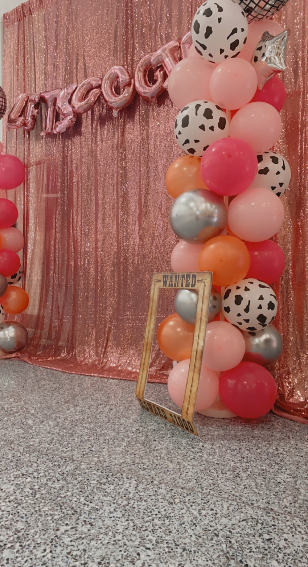 Balloon column- birthday, grad party, bday party end of year celly
