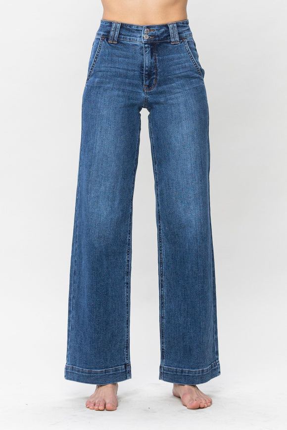 Judy Blue THE girl Wide Leg Jeans