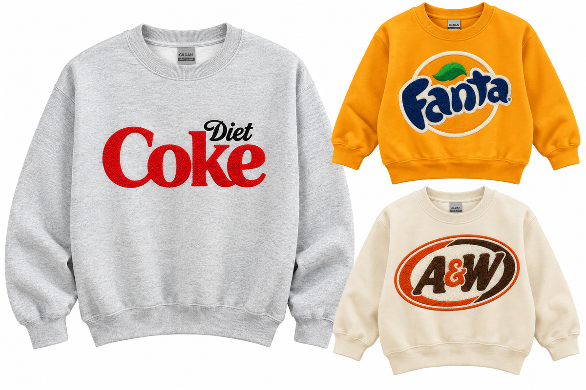 Soda sweatshirts! you pick!