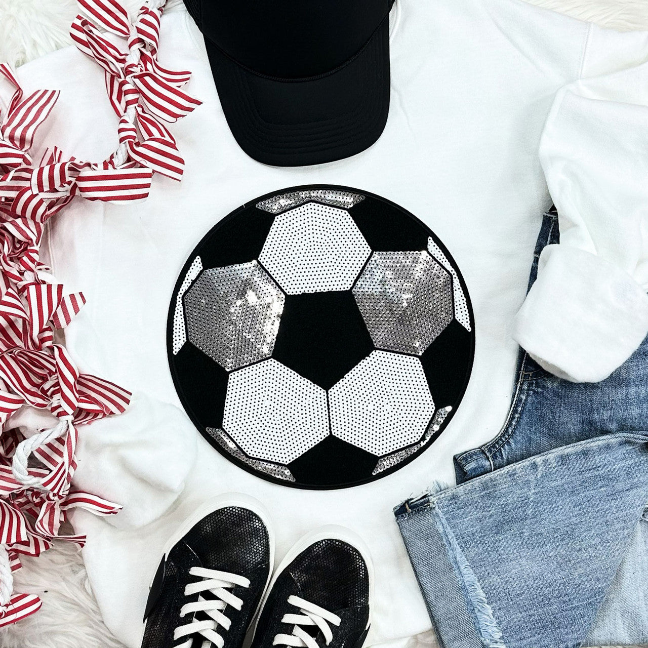 Soccer Sequin Patch