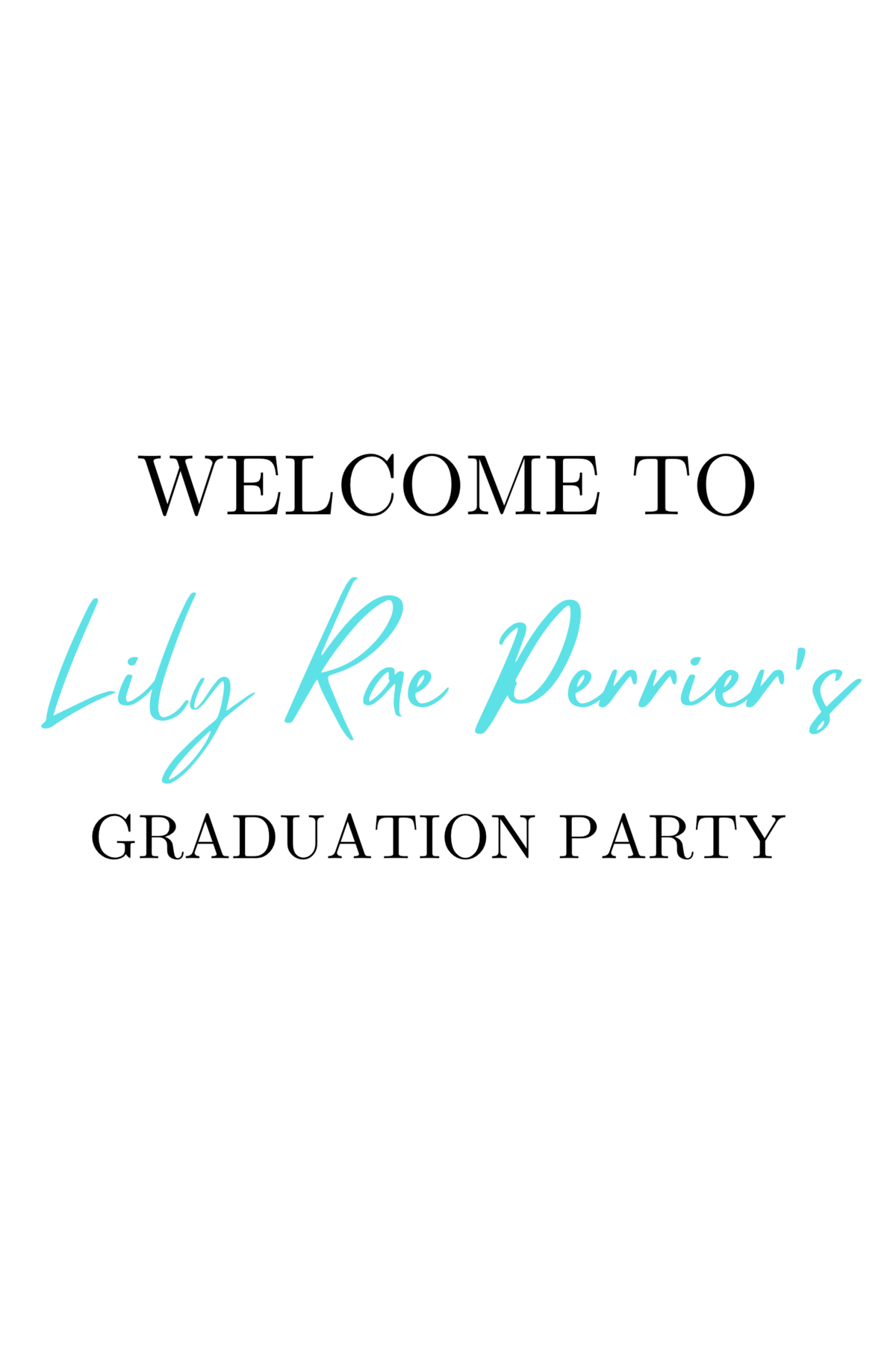 DESIGN ONLY -Welcome Sign Banner Poster 1 - poster