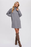 TURTLENECK SWEATER DRESS