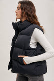 ZIPPER FRONT PUFFER VEST