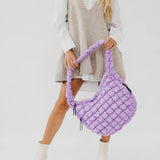 Carmen Qulited Hobo Tote Bag