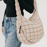 Carmen Qulited Hobo Tote Bag