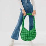 Carmen Qulited Hobo Tote Bag