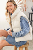 ZIPPER FRONT PUFFER VEST