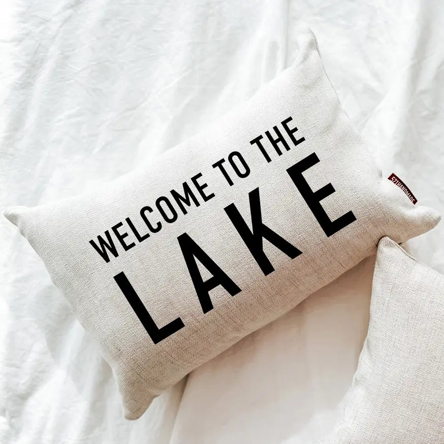 Welcome to the Lake Pillow