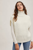 TURTLENECK KNIT SWEATER VEST