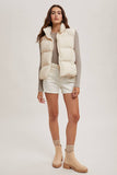 ZIPPER FRONT PUFFER VEST