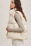 ZIPPER FRONT PUFFER VEST