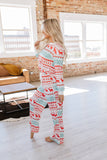 White Nordic Christmas Pajama Set | S-XL