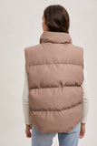 ZIPPER FRONT PUFFER VEST