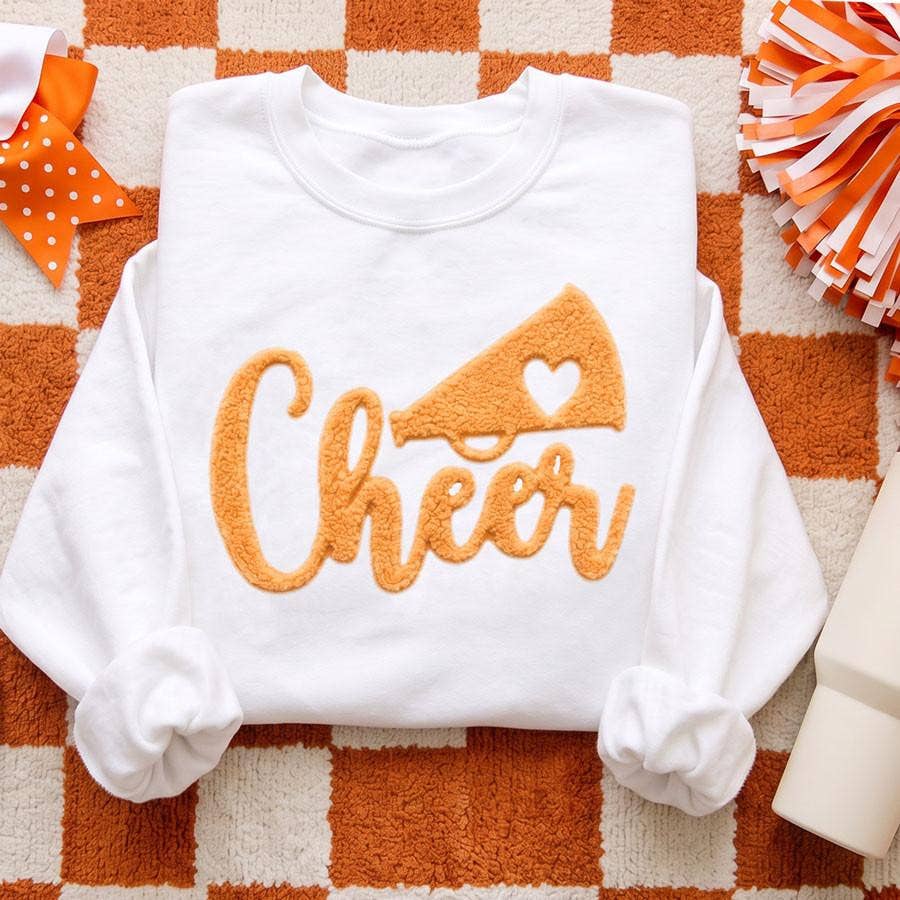 Cheer Fluffy Textured Patch - 4 Colors