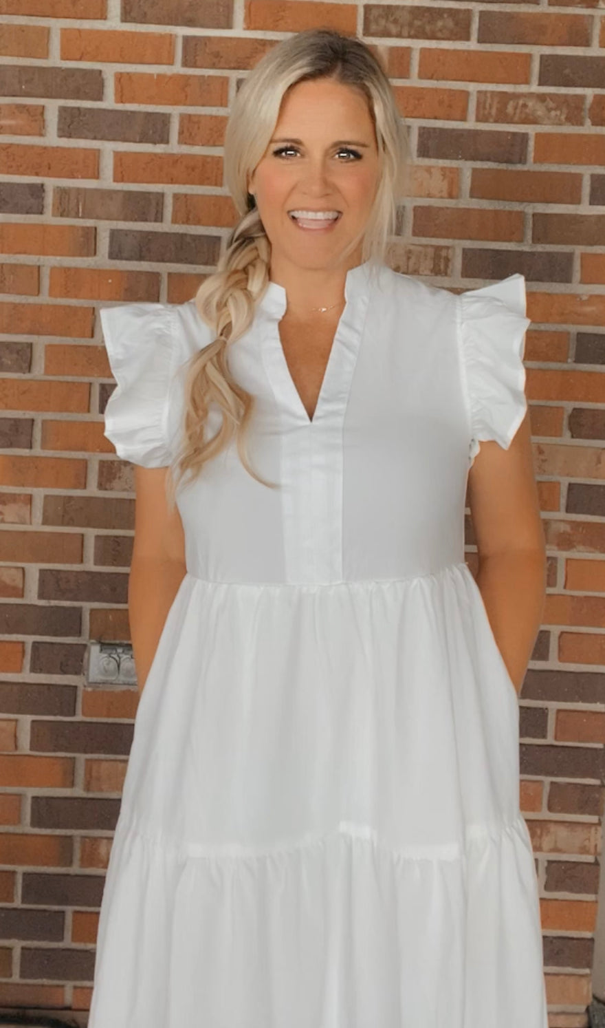 Blanca white dress