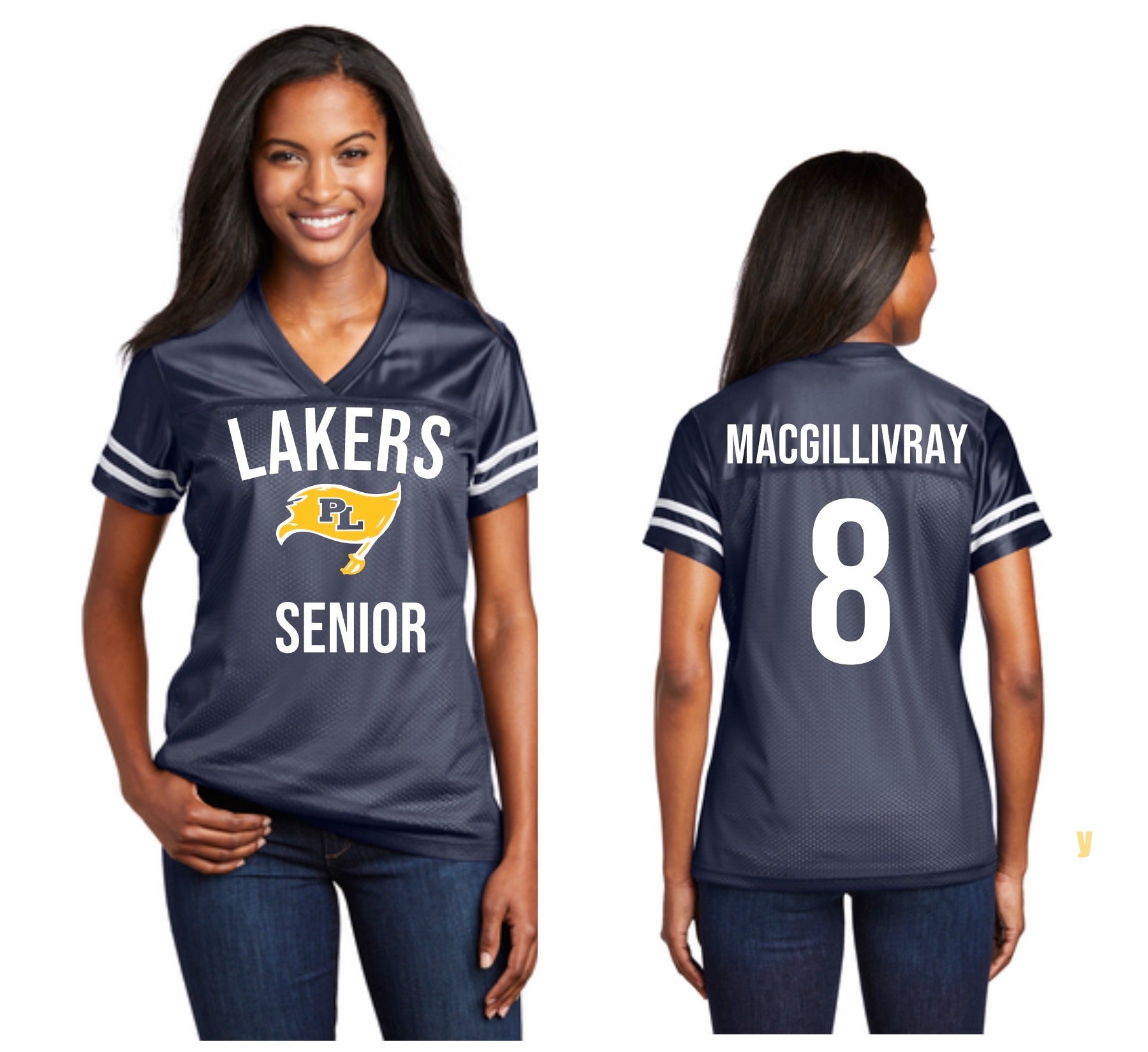 Senior 2026 mom or dad - PL football jersey