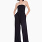 Strapless flared lounge jumpsuit