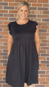 Becca basic black dress