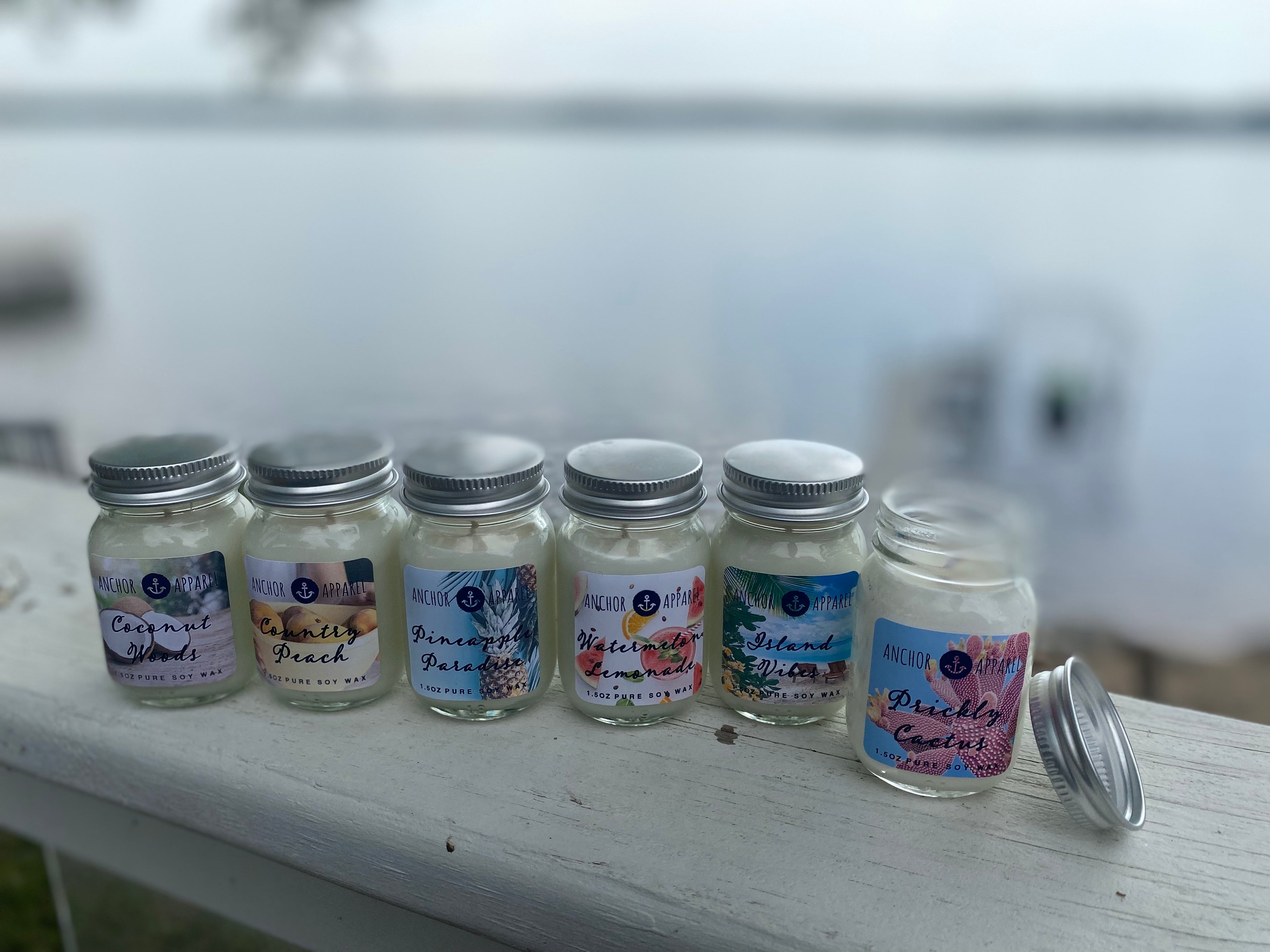 Mini mason jar candles