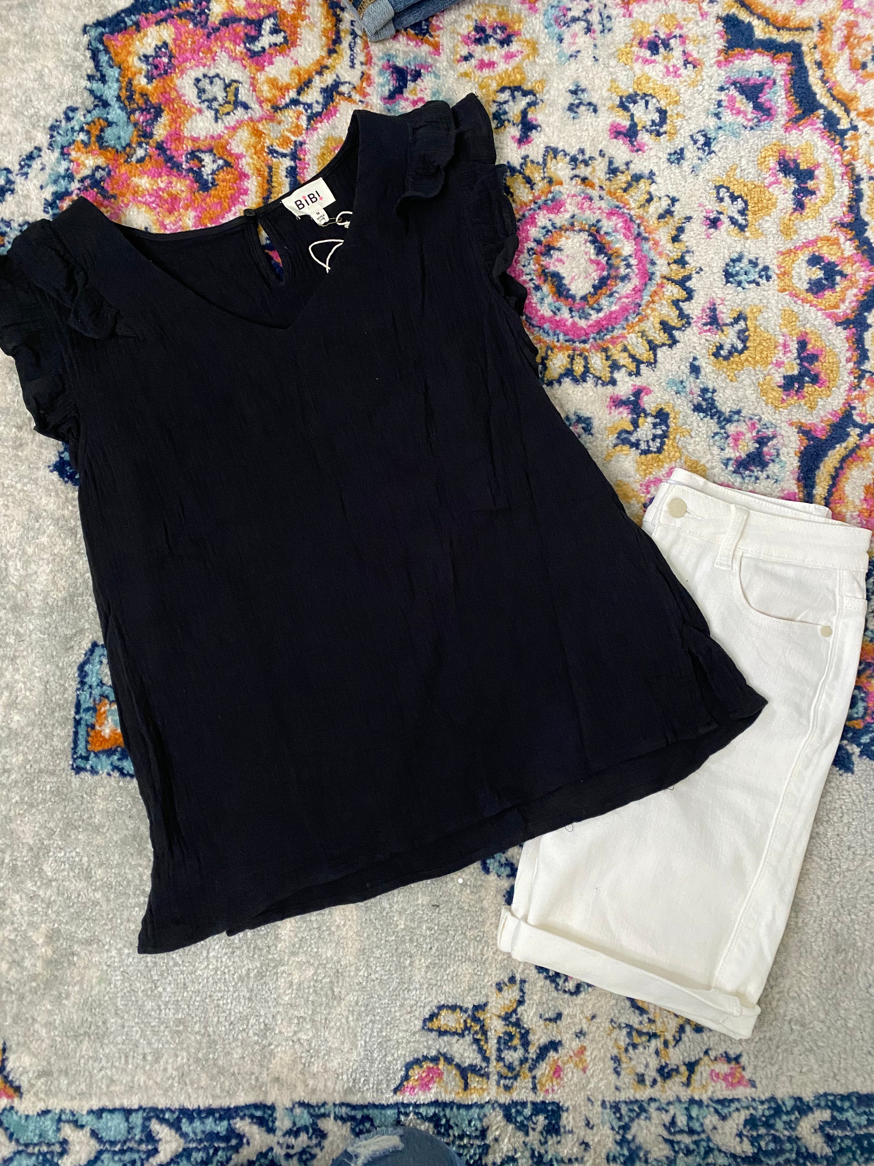 Rachel ruffle sleeve