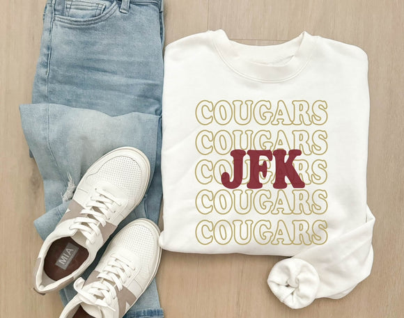 JFK Cougars Crewneck Sweatshirt