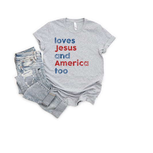 Loves Jesus & America too!