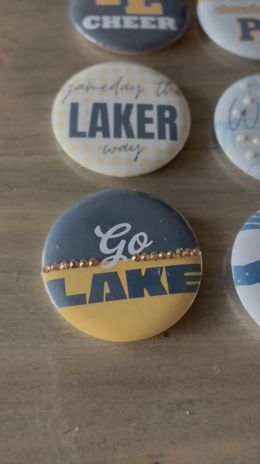 Custom game day buttons