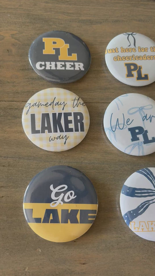 Custom game day buttons