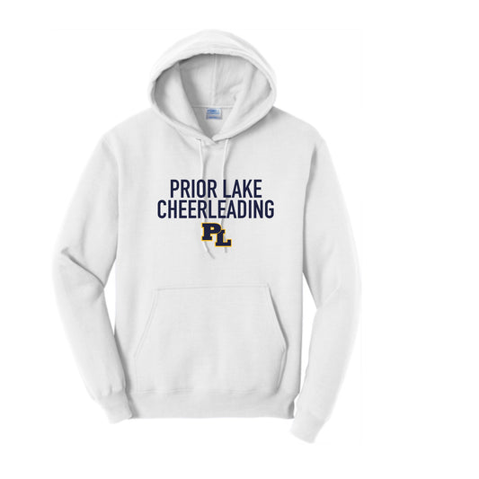 White PL cheer hoodie