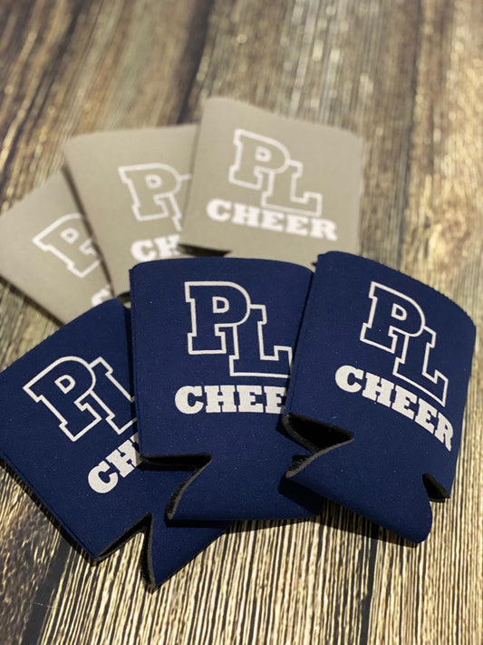 PL Cheer Koozie Grey or Navy