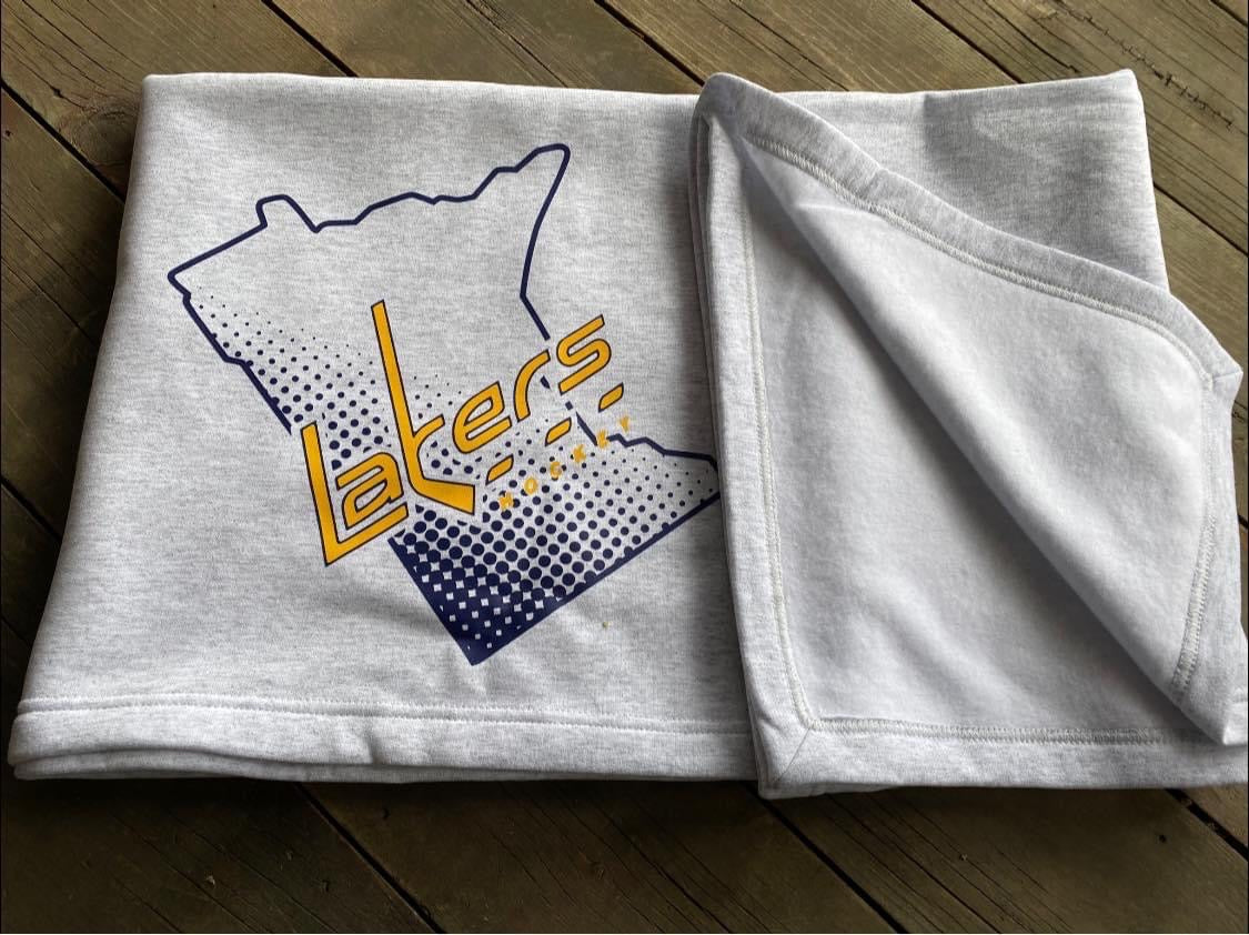 Blanket. Sweatshirt Blanket. PL Lakers Blanket