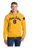 Prior Lake Number or STATE Lakers unisex GOLD